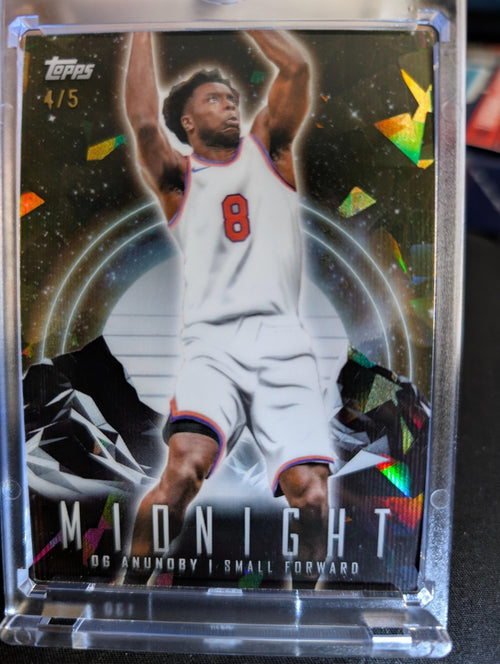 2023-24 Topps Basketball Midnight OG Anunoby Daybreak /5